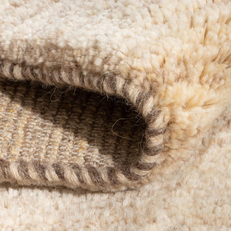 Gabbeh Persisch Teppich 105x143cm - Perserteppich Wollteppich - natur