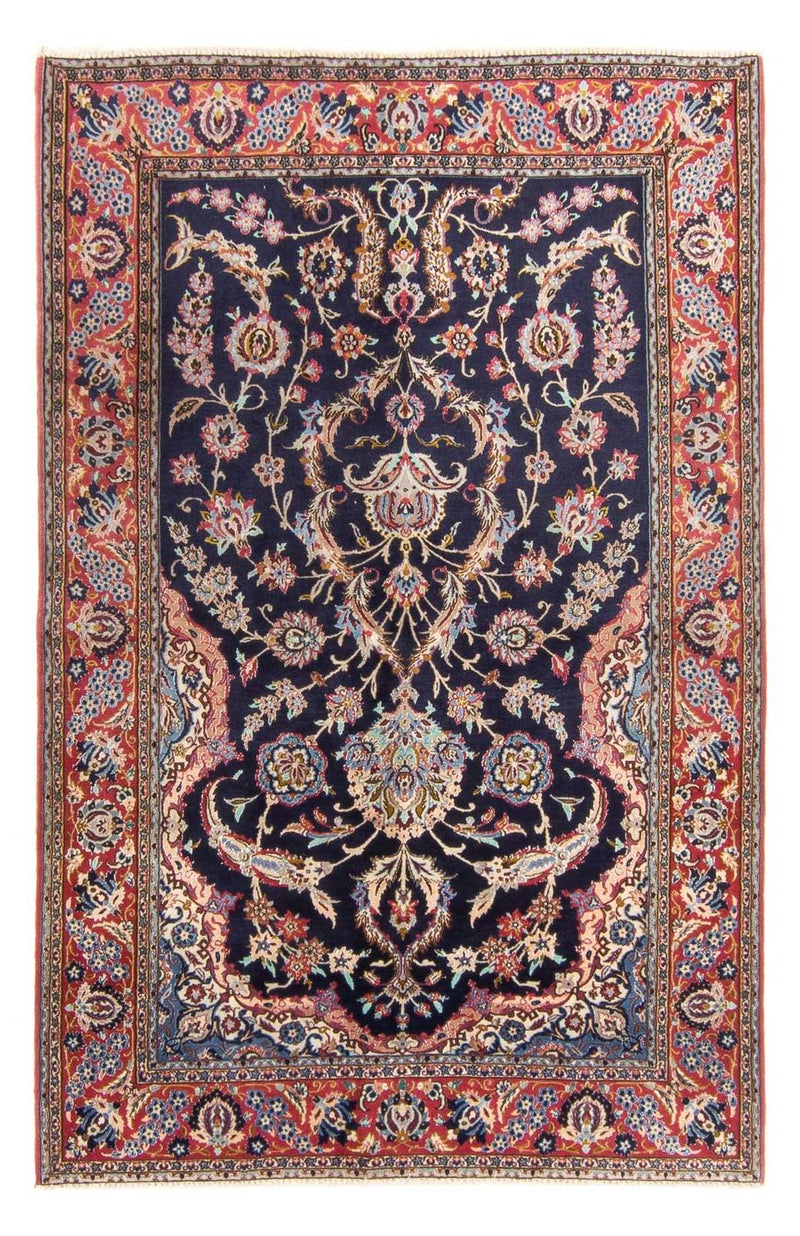 Isfahan Teppich 110x170cm - Perserteppich - dunkelblau