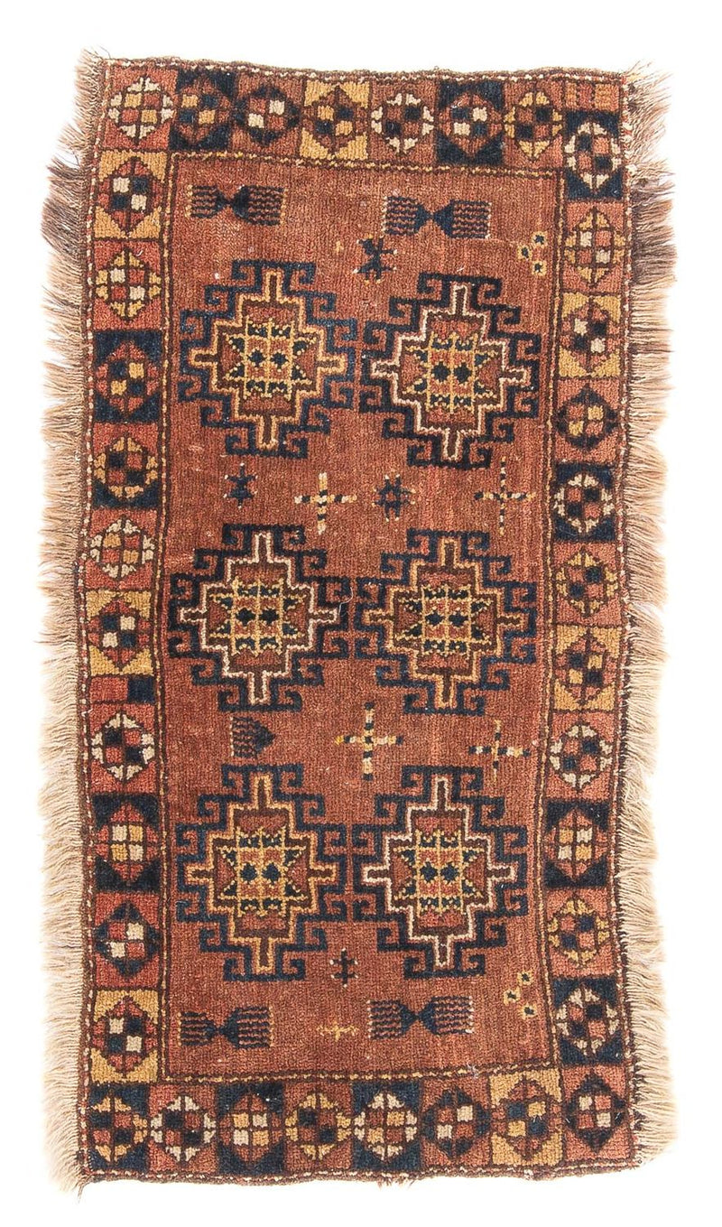 Belutsch Teppich 60x105cm - Orientteppich - braun