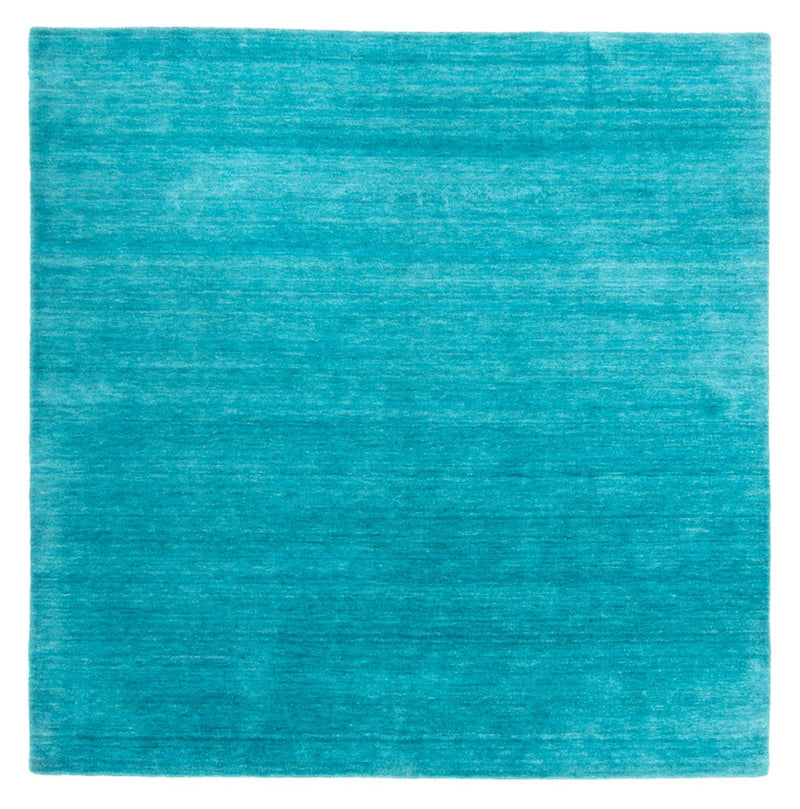 Gabbeh Teppich - Softy quadratisch  - 200 x 200 cm - türkis