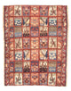 Ghom Teppich 105x128cm - Perserteppich - mehrfarbig