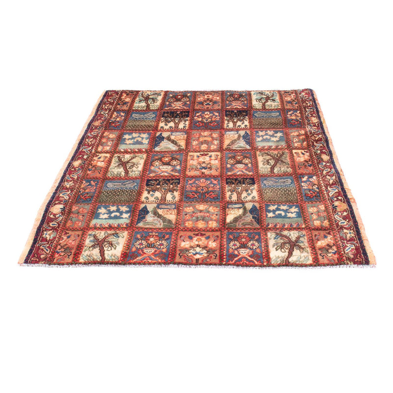 Ghom Teppich 105x128cm - Perserteppich - mehrfarbig