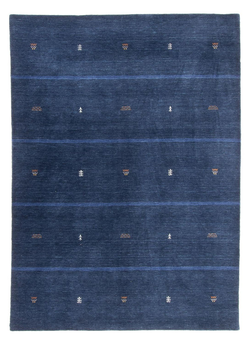 Gabbeh Teppich - Loribaft Softy - 174 x 240 cm - dunkelblau