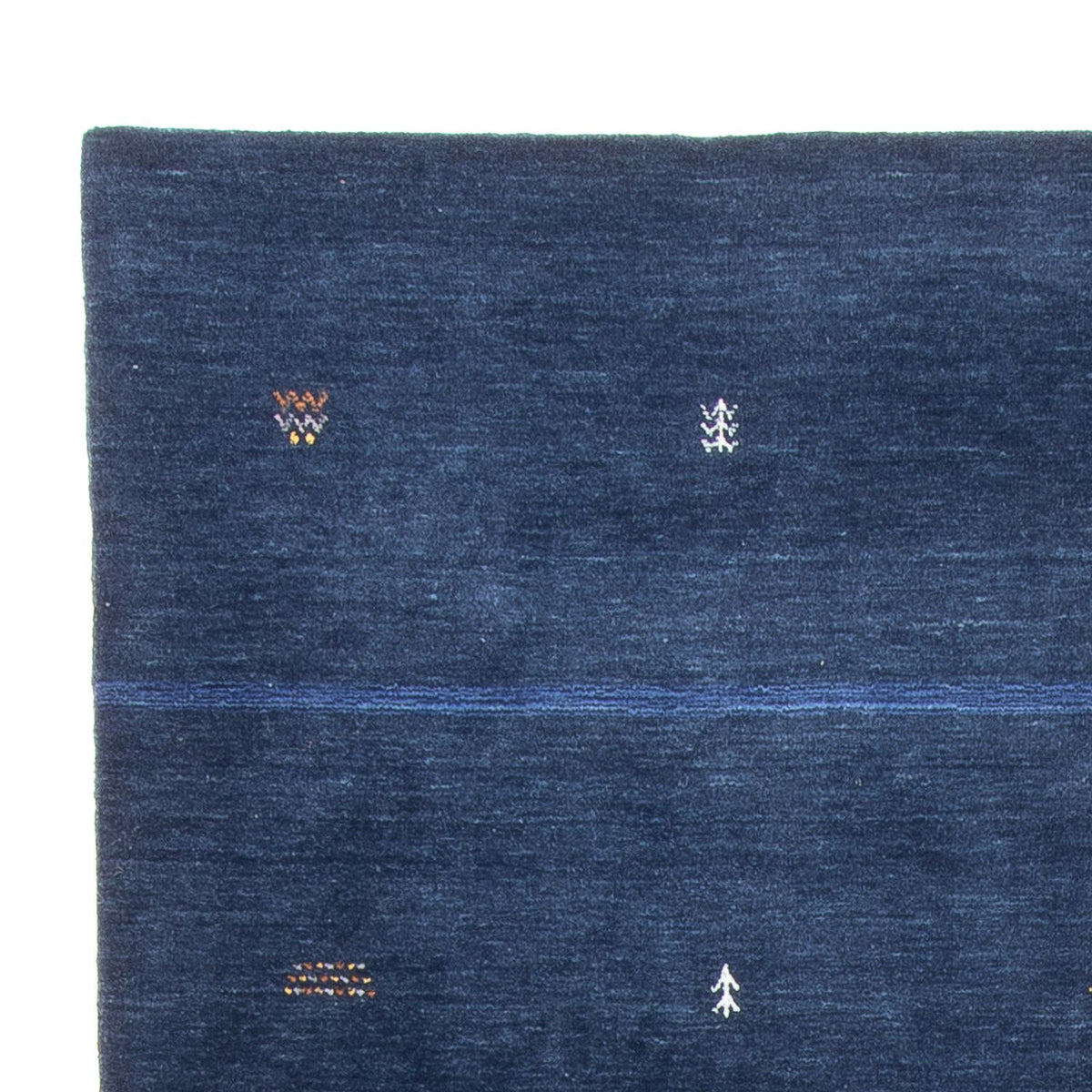 Gabbeh Teppich - Loribaft Softy - 174 x 240 cm - dunkelblau