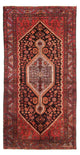 Hamadan Teppich 150x287cm - Perserteppich - dunkelblau