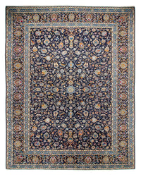 Keshan Teppich 300x390cm - Perserteppich - dunkelblau – product image