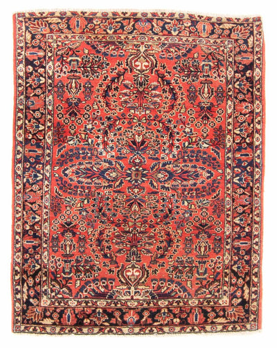 Sarough Teppich 107x140cm - Perserteppich - orange