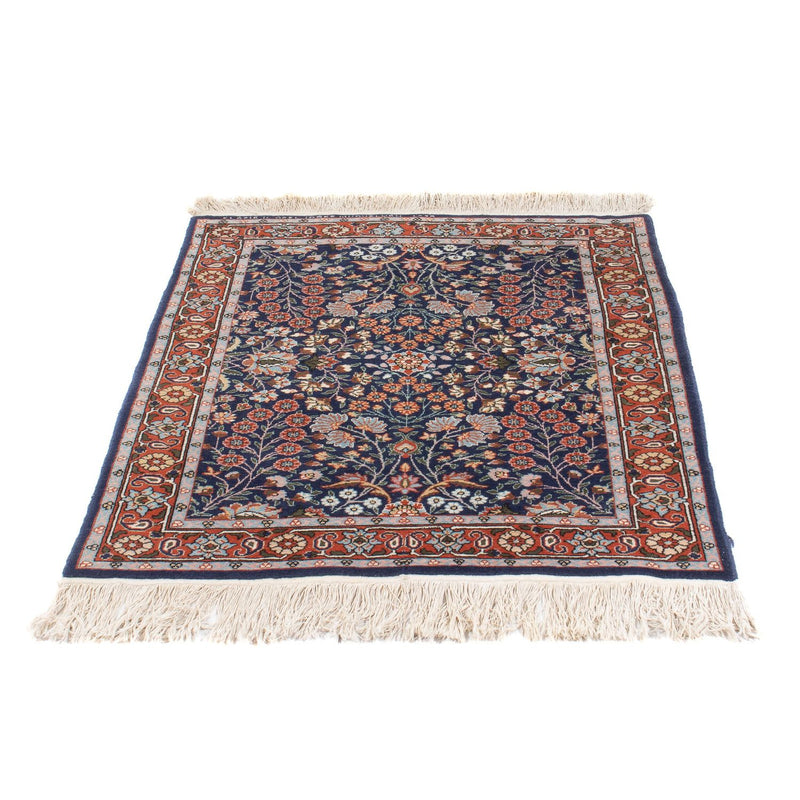 Hereke Teppich 82x107cm - Orientteppich - dunkelblau