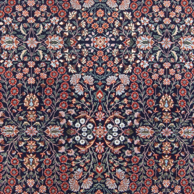 Hereke Teppich 176x230cm - Orientteppich - dunkelblau