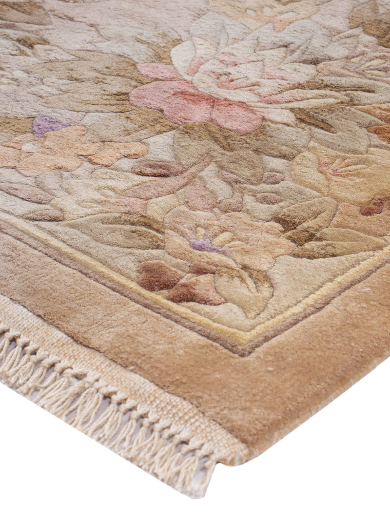 Seidenteppich - China Seide - 70 x 140 cm - hellbeige
