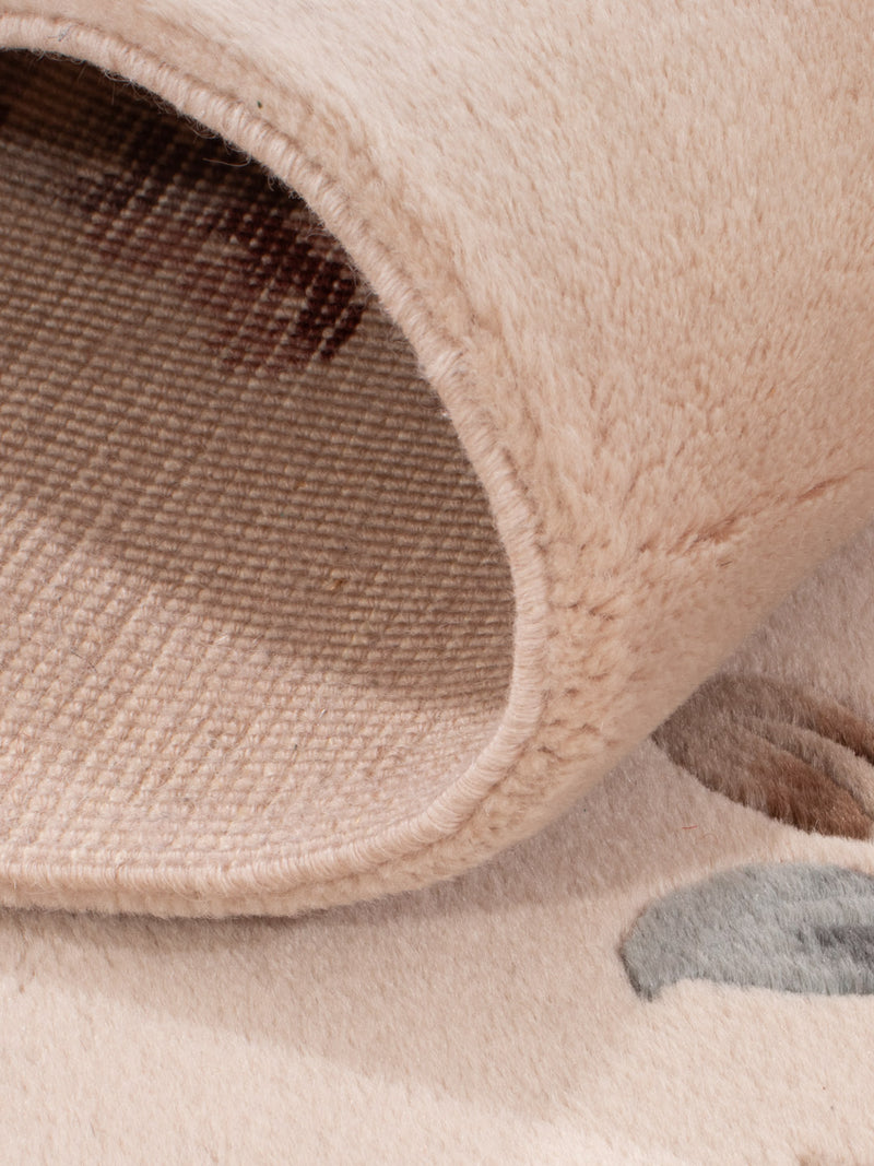China Teppich 90x160cm - Orientteppich - hellbeige