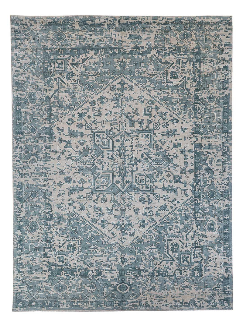 Viskose Teppich 230x300cm - türkis