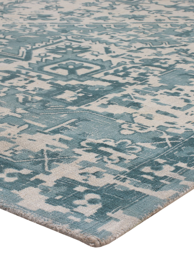 Viskose Teppich 230x300cm - türkis
