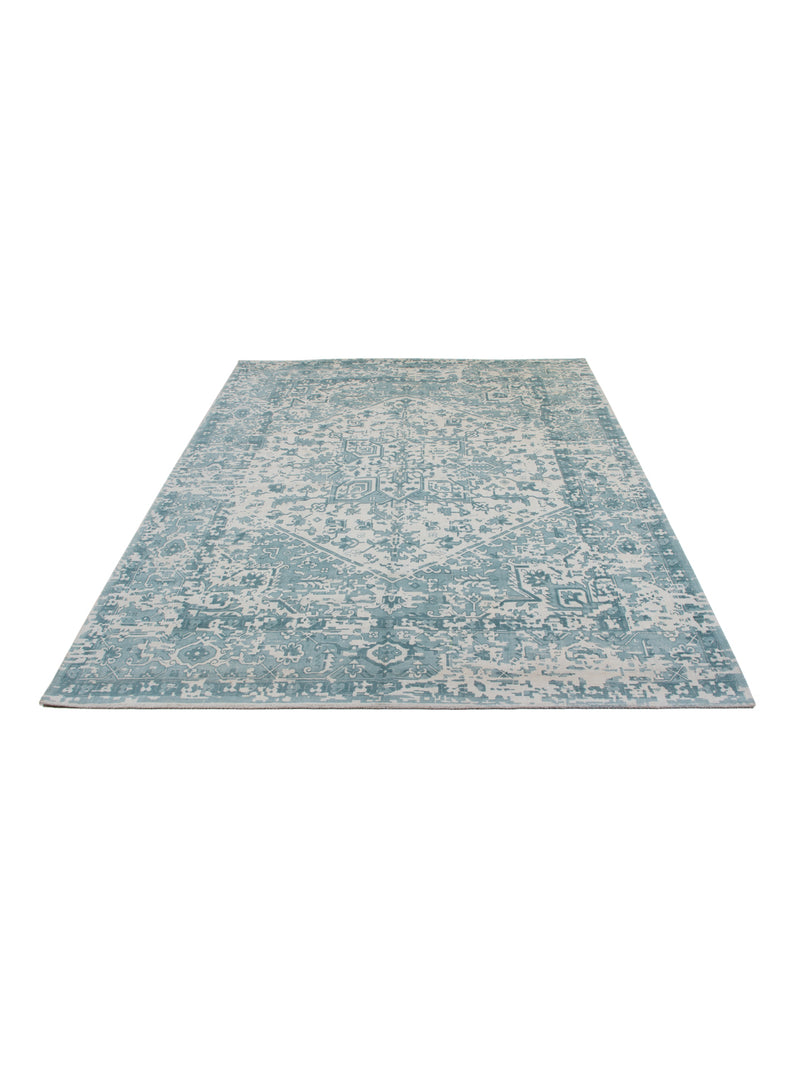 Viskose Teppich 230x300cm - türkis