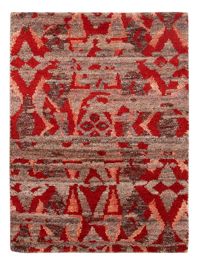 Gabbeh Teppich Indus 60x90cm - Wollteppich - mehrfarbig
