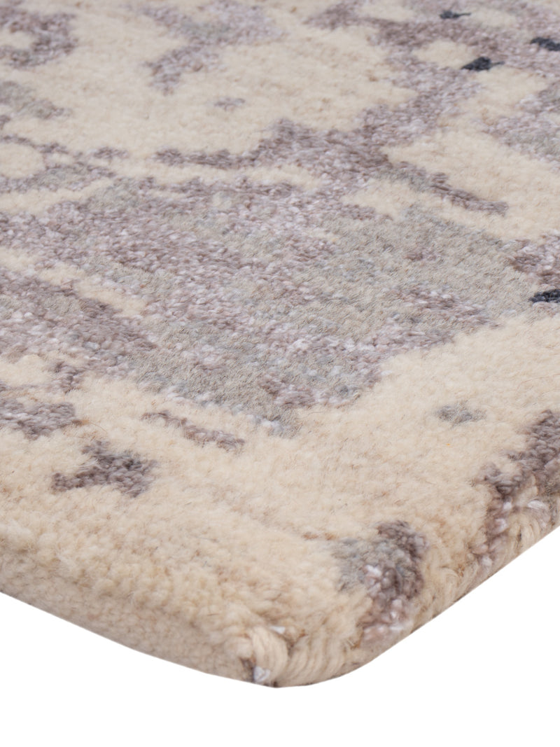 Gabbeh Teppich Indus 60x90cm - Wollteppich - beige