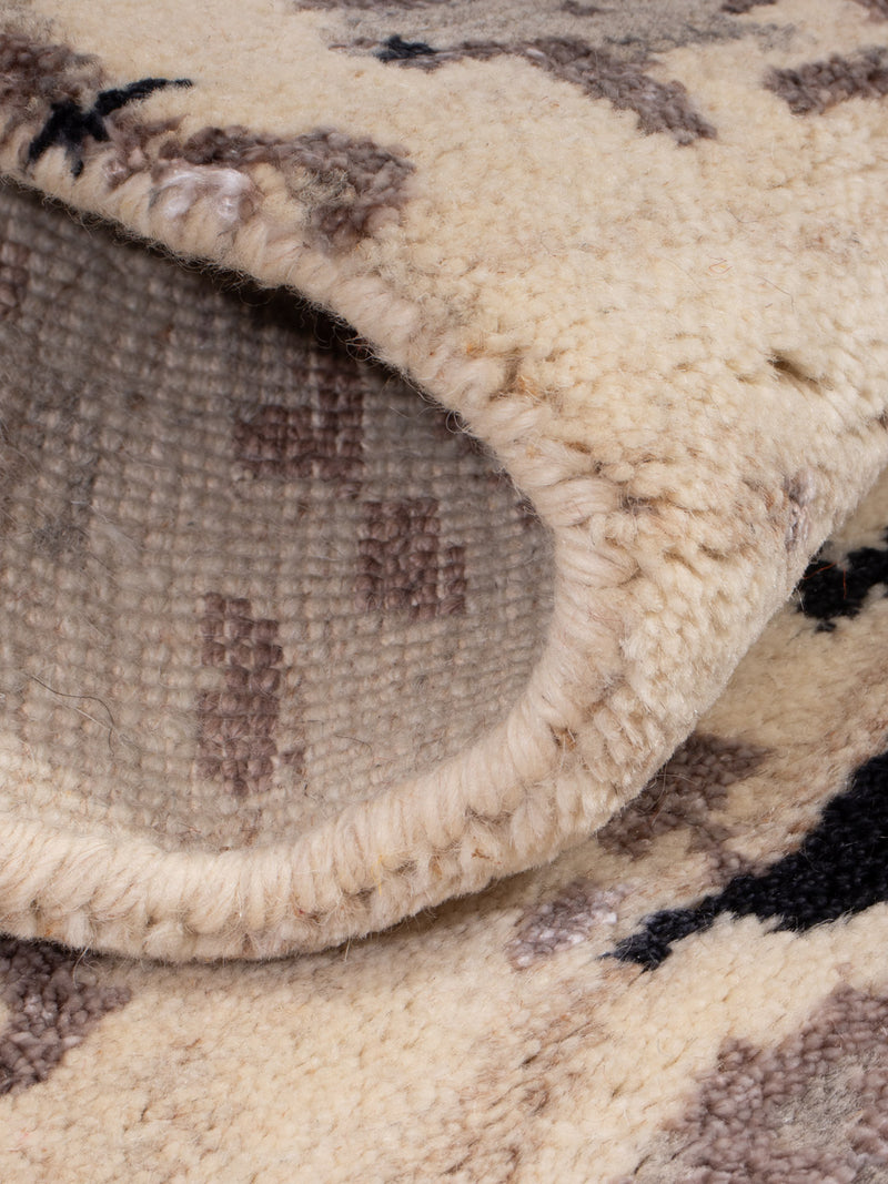 Gabbeh Teppich Indus 60x90cm - Wollteppich - beige