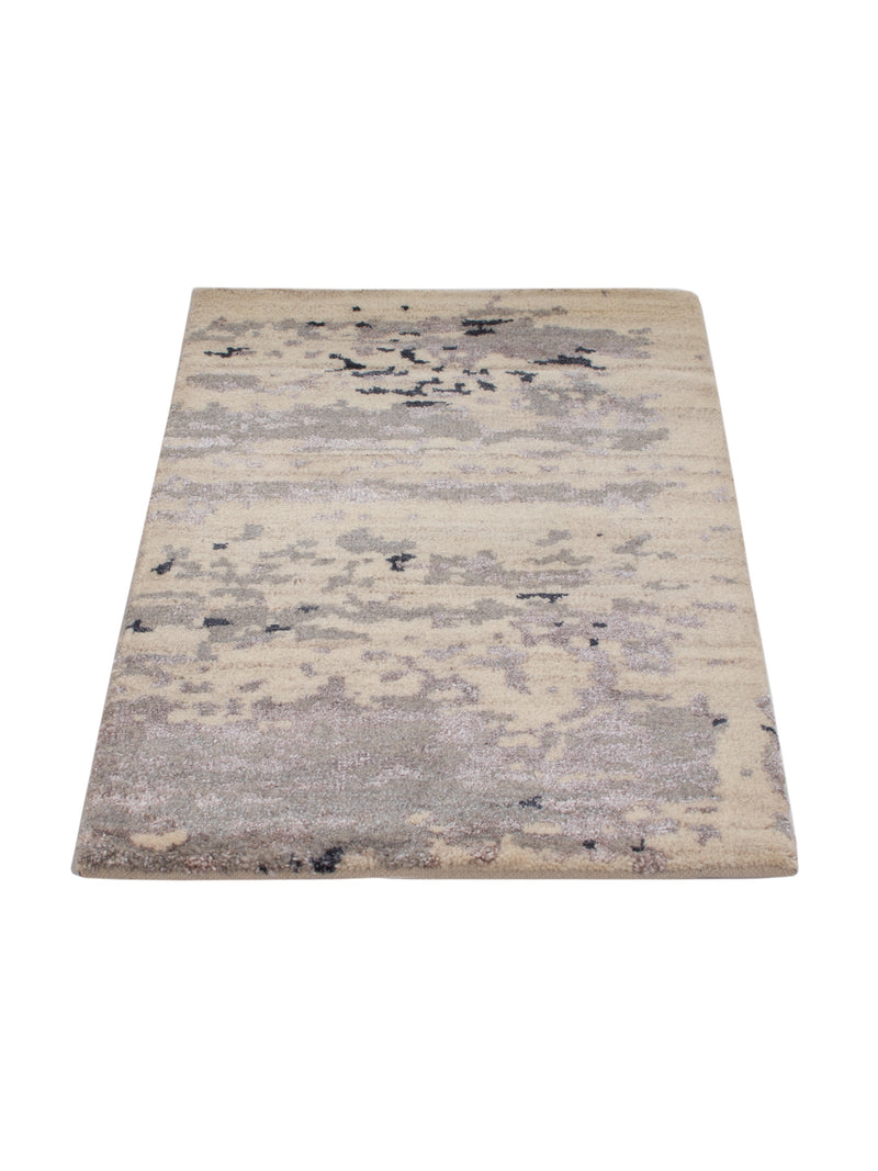 Gabbeh Teppich Indus 60x90cm - Wollteppich - beige