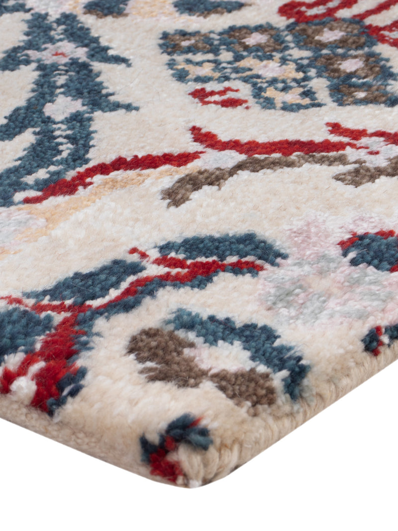 Gabbeh Teppich Indus 60x90cm - Wollteppich - mehrfarbig