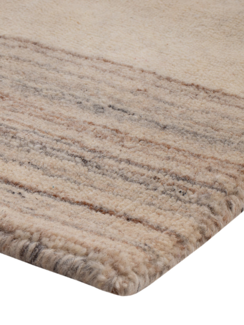 Loribaft Loom Teppich 60x90cm - Wollteppich - beige