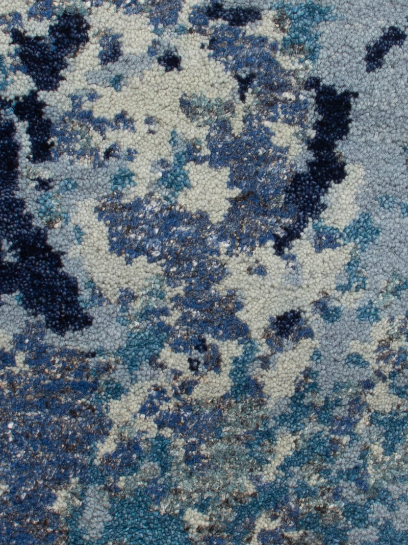 Gabbeh Teppich Indus 60x90cm - Wollteppich - blau