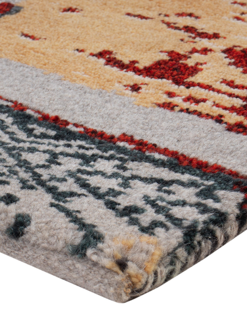 Gabbeh Teppich Indus 60x90cm - Wollteppich - mehrfarbig
