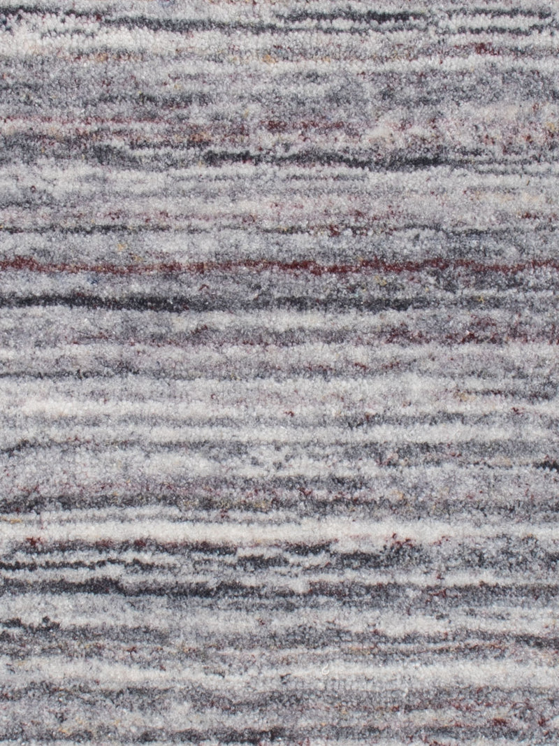 Loribaft Loom Teppich 60x90cm - Wollteppich - grau