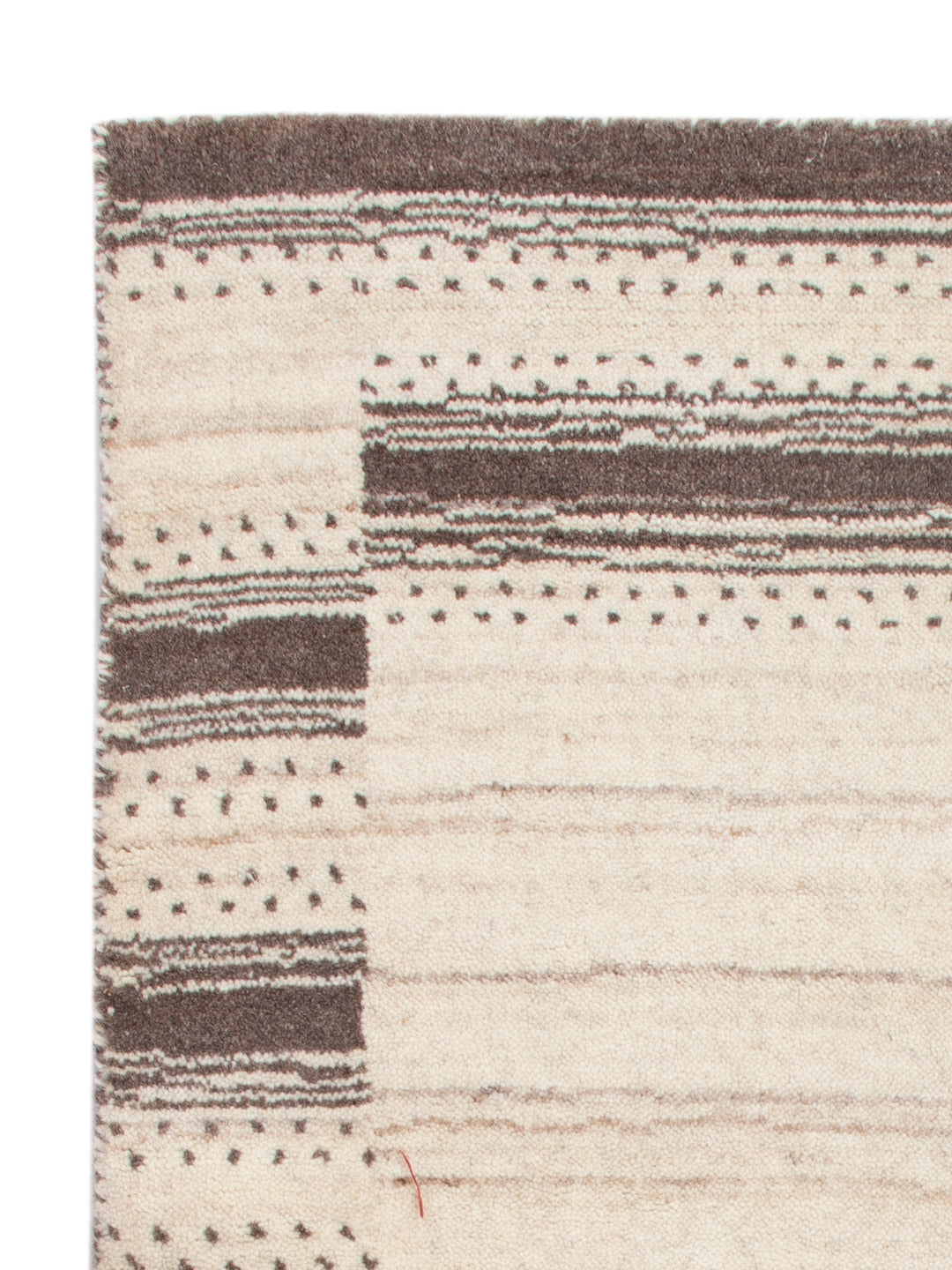 Loribaft Loom Teppich 60x90cm - Wollteppich - beige