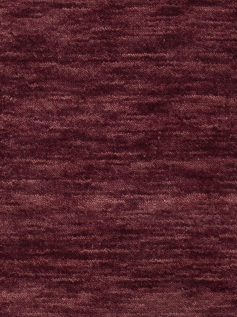 Loribaft Loom Teppich 60x90cm - Wollteppich - dunkelrot