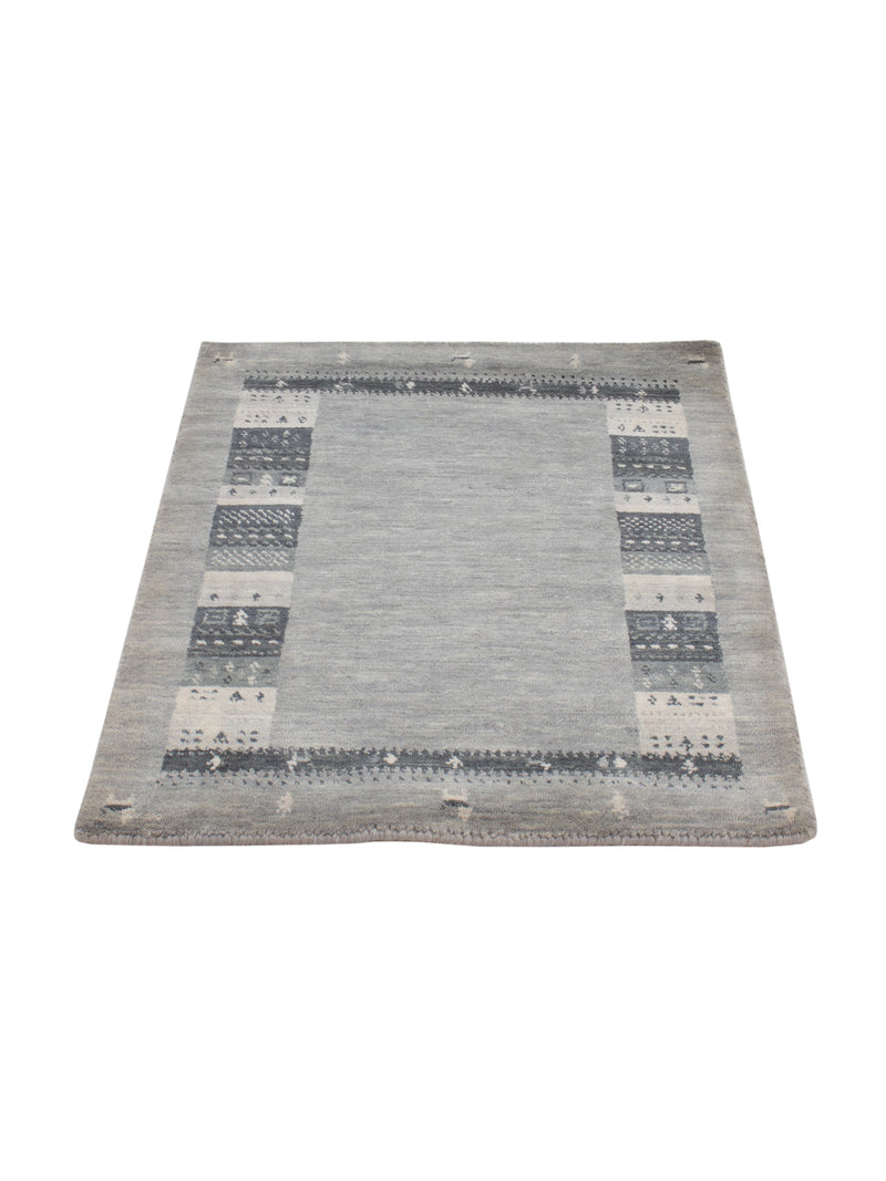 Loribaft Loom Teppich 60x90cm - Wollteppich - sand
