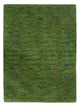 Loribaft Loom Teppich 60x90cm - Wollteppich - grün