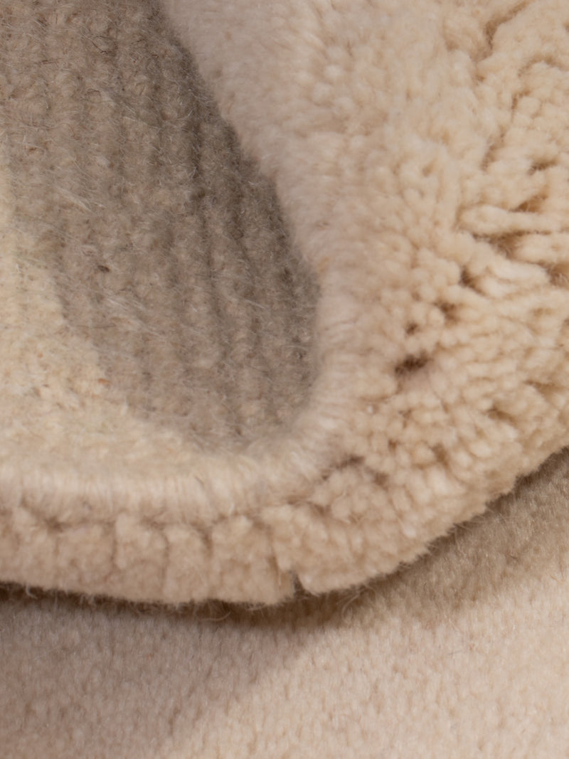 Loribaft Loom Teppich 60x90cm - Wollteppich - beige