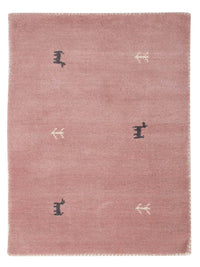 Loribaft Loom Teppich 60x90cm - Wollteppich - rosa – product image