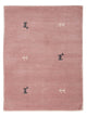 Loribaft Loom Teppich 60x90cm - Wollteppich - rosa