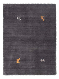 Loribaft Loom Teppich 60x90cm - Wollteppich - dunkelgrau – product image