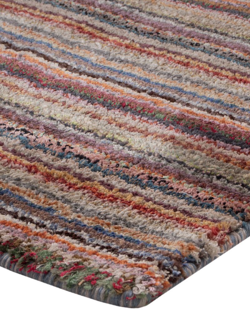 Loribaft Loom Teppich 90x150cm - Wollteppich - mehrfarbig