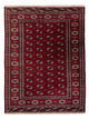 Buchara Teppich 250x350cm - Orientteppich - dunkelrot