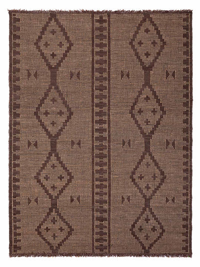 Moderner Teppich 190x280cm - Designerteppich - hellbraun