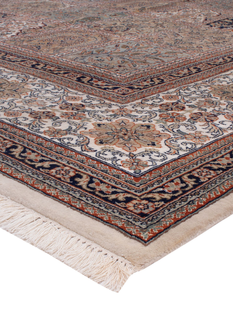 Orientteppich - Ghom - Indus - 306 x 396 cm - dunkelbeige