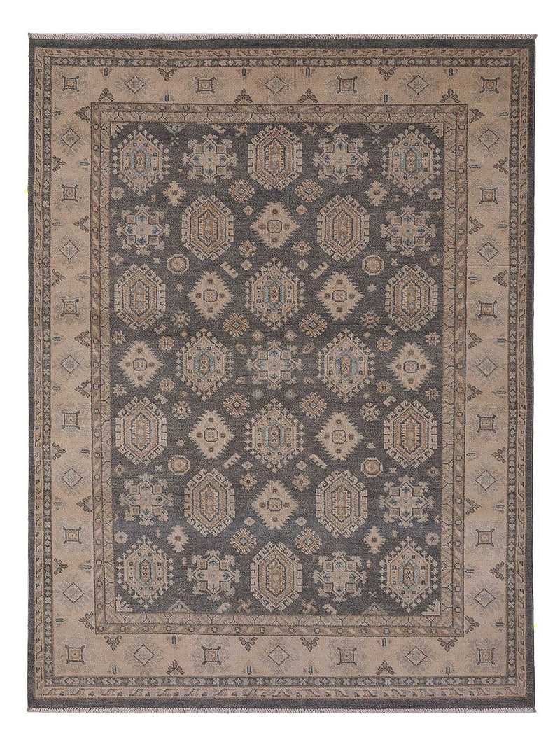 Ziegler Teppich 169x227cm - Orientteppich - dunkelbeige