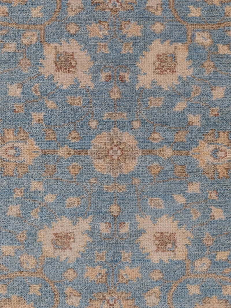 Ziegler Teppich 152x189cm - Orientteppich - hellblau