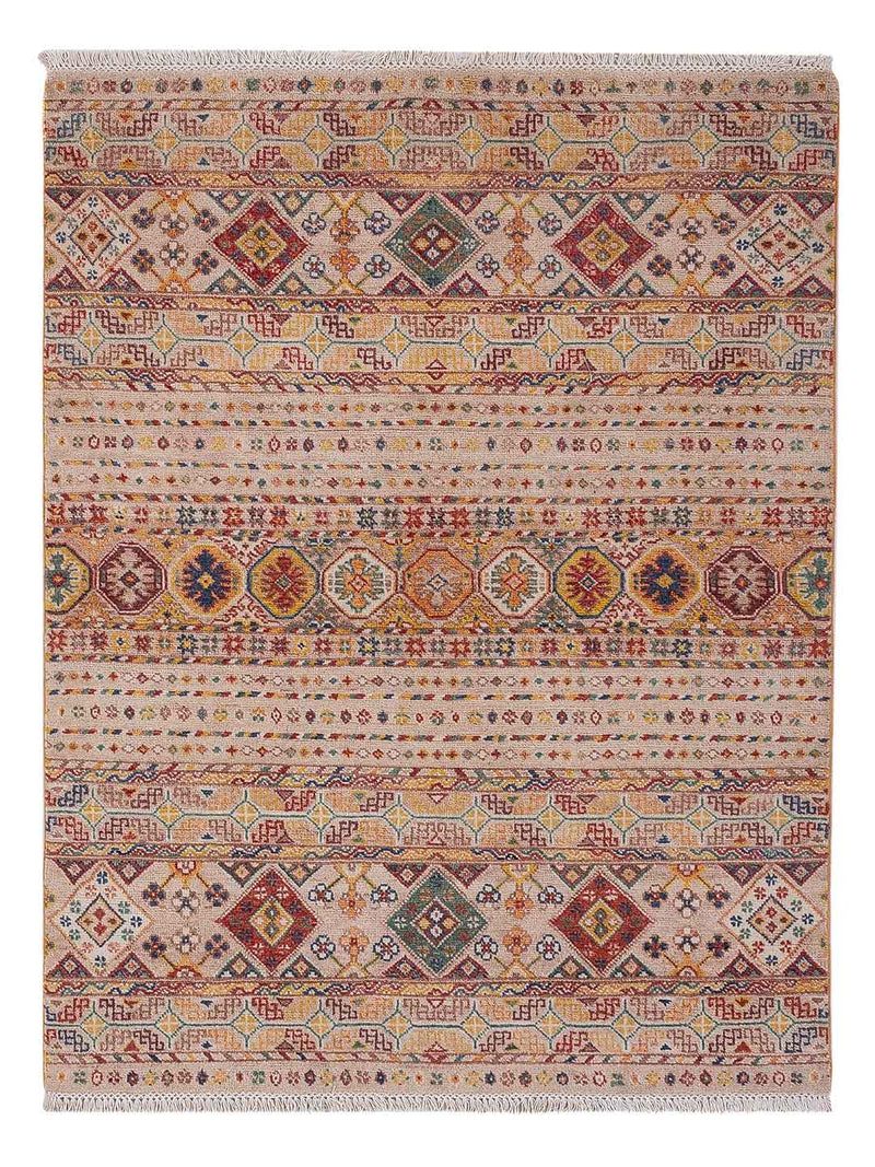 Shal Teppich 153x185cm - Orientteppich - beige