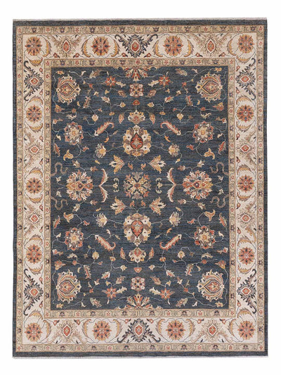 Ziegler Teppich 254x293cm - Orientteppich - dunkelblau