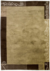 Nepal Teppich 146x200cm - Wollteppich - beige – product image
