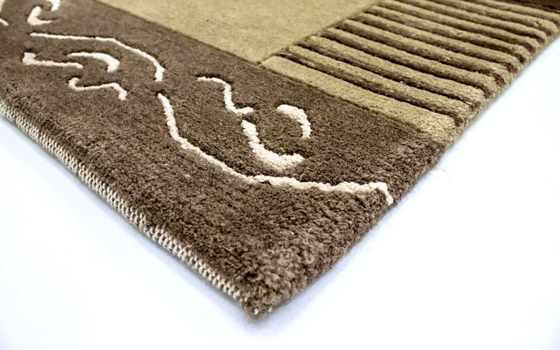 Nepal Teppich 145x202cm - Wollteppich - mehrfarbig