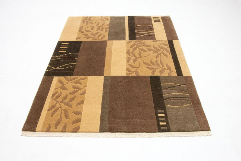Nepal Teppich 130x184cm - Wollteppich - mehrfarbig