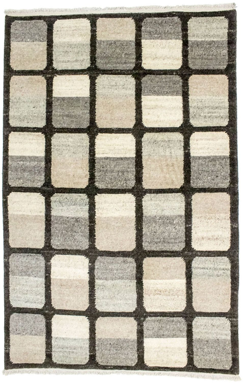 Nepal Teppich 140x202cm - Wollteppich - mehrfarbig