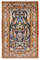 Isfahan Teppich 106x160cm - Perserteppich - dunkelblau