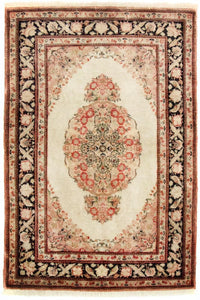 Ghom - Seide Teppich 70x120cm - Perserteppich - beige – product image