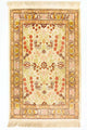 Hereke Seide Teppich 64x100cm - Orientteppich - beige